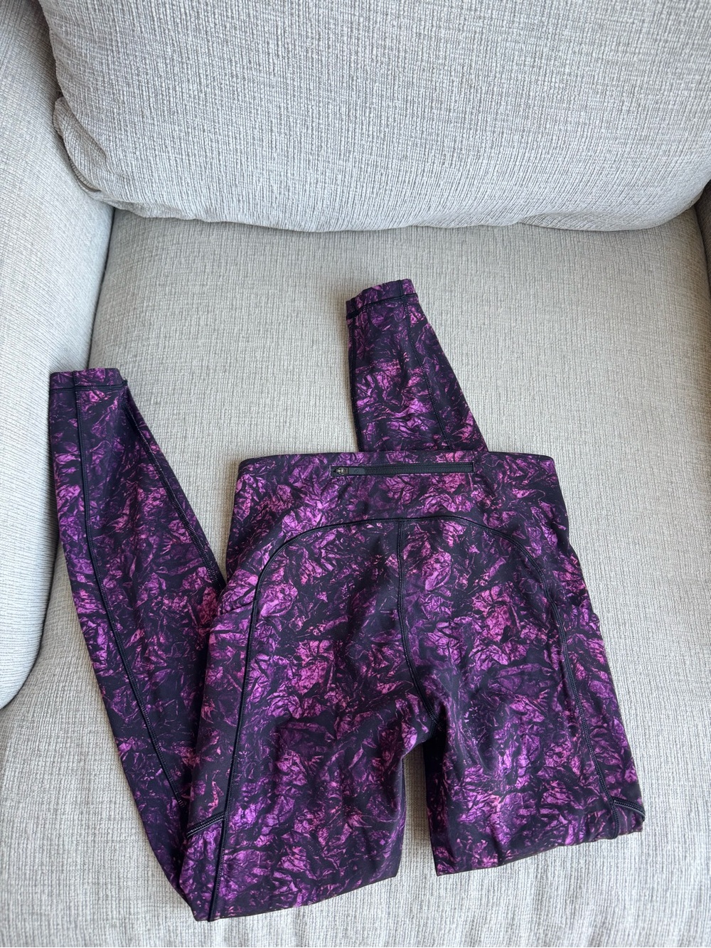 lululemon athletica Black and Purple leggings